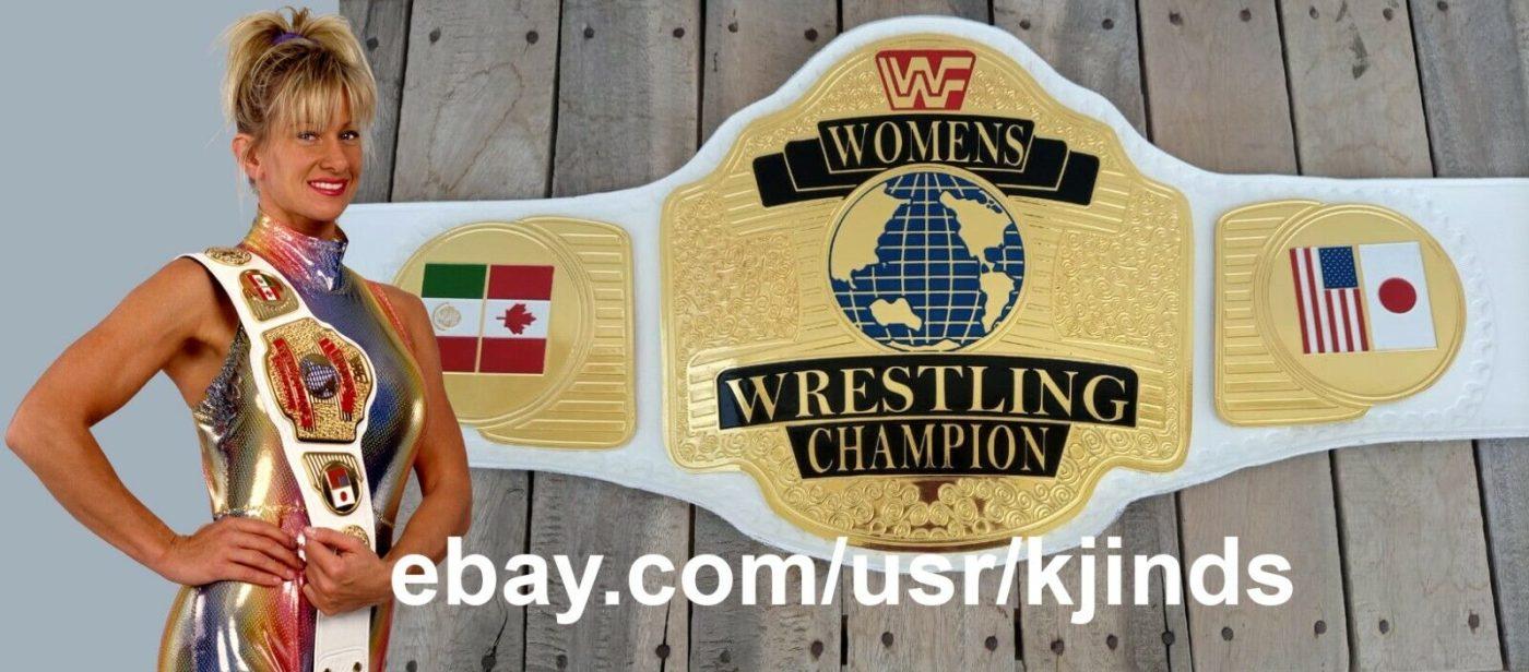 WWF World Womens Wrestling Championship Belt Madusa Alundra Blayze Old ...