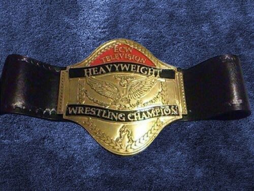 ECW Television Heavyweight Eastern Wrestling Champion Belt Rob Van Dam Johnny Ho