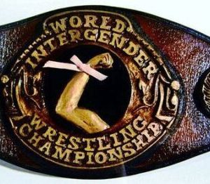 World Intergender Wrestling Champion Belt Andy Kaufman Cody Rhodes Inter-Gender