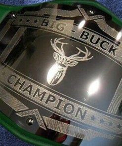 Hunter Green Big Buck Deer Hunting Championship Belt Leged Edition Champion