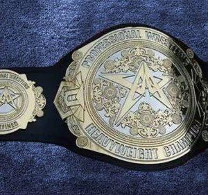 AAW Heavyweight Championship Belt Professional Wrestling Champion Mat Fitchett