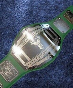 Hunter Green Big Buck Deer Hunting Championship Belt Leged Edition Champion