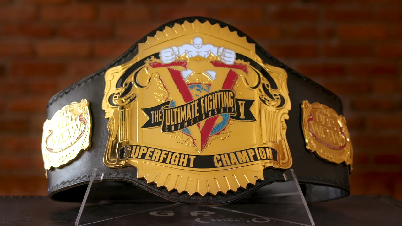 how championship belts are made