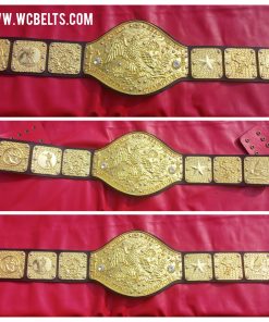 NWF Antonio Inoki World Heavyweight Wrestling Champion Belt Japan Johnny Powers