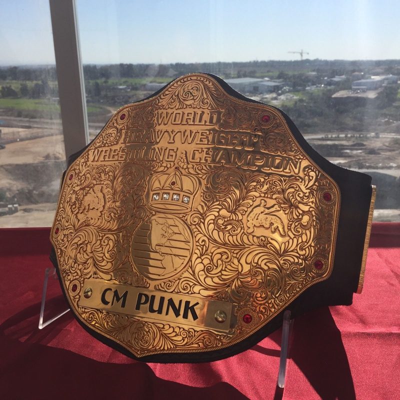 are championship belts real gold