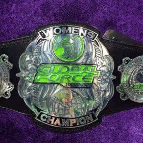 Global Force Wrestling Women’s World Champion Belts