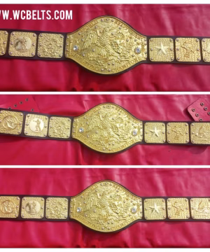 NWF Antonio Inoki World Heavyweight Wrestling Champion Belt