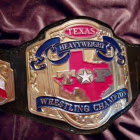 Texas Top Heavyweight Wrestling Champion Belt