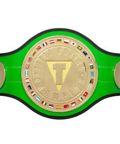 TITLE BOXING GREEN BELT Championship Belt