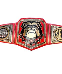 GEORGIA BULLDOG NATIONAL CUSTOMIZED CHAMPIONSHIP TITLE BELT REPLICA 3