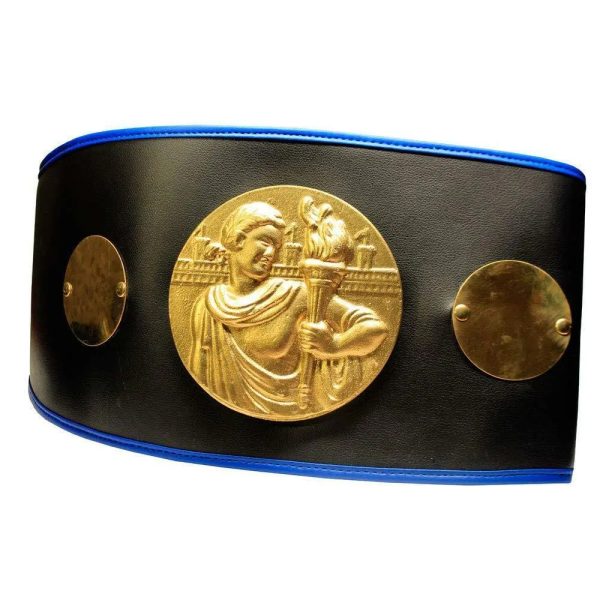 AMBER FIGHT GEAR DELUXE CHAMPIONSHIP BOXING SYNTHETIC FIGHT TOURNAMENT BELT REPLICA