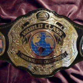 WCCW World Class Championship Wrestling Belt