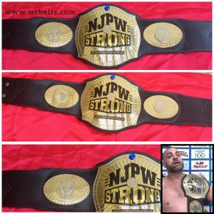 NJPW Strong Openweight Championship revealed Champion Belt IWGP Tom Lawlor