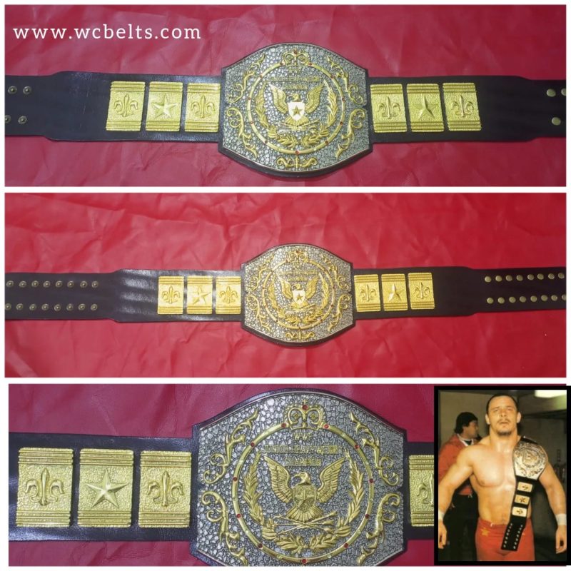 WWF Junior Heavyweight championship belt New Japan ProWrestling Champion Wild P WC BELTS