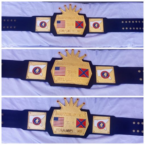 NWA Southeastern Tag Champions Belt Jerry Stubbs and Arn Anderson Wrestling