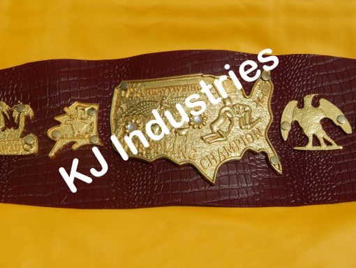 NWA USA Heavyweight Wrestling Title Champion Belt Blackjack Mulligan Ric Flair