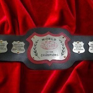 Old NWA World Tag Team Champion Belt Kangaroos Arakawa Dillingers Miller Synder