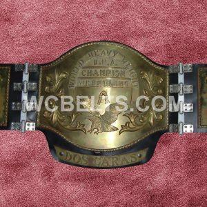 UWA World Heavyweight Champion Belt DOS CARAS Universal Wrestling Association