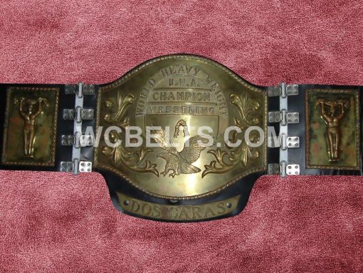 UWA World Heavyweight Champion Belt DOS CARAS Universal Wrestling Association