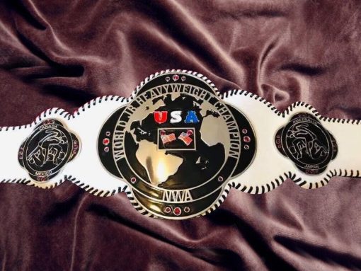 NWA World JR Heavyweight Champion Belt Rebels Junior Old Championship Reggie