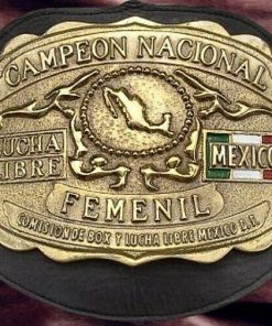 Campeon Nacional LUCHA LIBRE Mexico Comision Femenil National Champion Belt