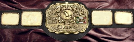 Campeon Nacional LUCHA LIBRE Mexico Comision Femenil National Champion Belt