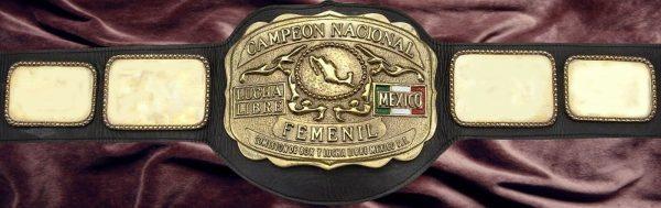 Campeon Nacional LUCHA LIBRE Mexico Comision Femenil National Champion Belt