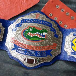 Florida Gators Championship Belt National Champions 1996 2006 2008 University F