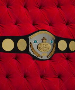 NWA Jr. World International Junior Heavyweight Wrestling Champion Belt Tatsumi F