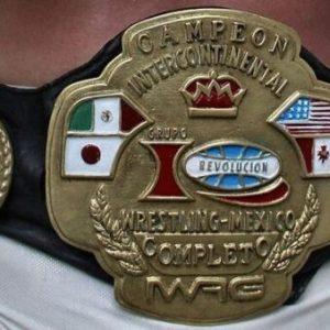 IWRG Campeon Intercontinental Grupo Revolucion Wrestling Mexico Completo Belt