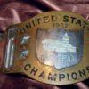 WWWF United States Tag Team Championships Belt 1962 Mark Lewin Don Curtis NWA