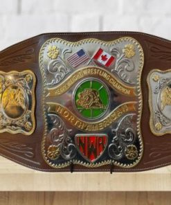 NWA Stampede North American Heavyweight Championship Belt Archie Gouldie Billy