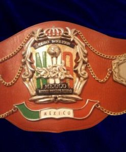 NWA Peso Welter Mexico Champion Belt National Wrestling Alliance Wrestling Old