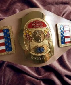 NWA Georgia Television Champion Belt United States Wrestling Alliance TV USA