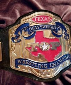 Texas Top Heavyweight Wrestling Champion Belt NWA Von Erich Southwest Wade Walk