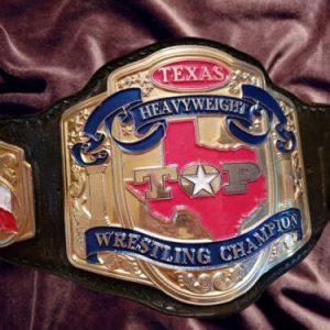 Texas Top Heavyweight Wrestling Champion Belt NWA Von Erich Southwest Wade Walk