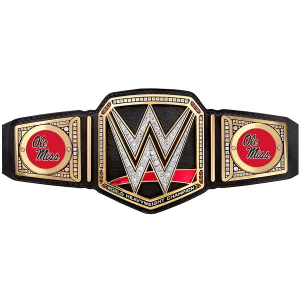 Ole Miss Rebels WWE Championship Replica Title Belt
