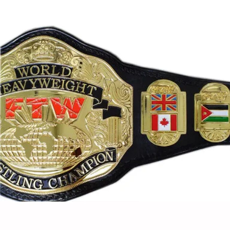 TAZ FTW WORLD HEAVYWEIGHT WRESTLING CHAMPIONSHIP BELT REPLICA 3 - WC BELTS