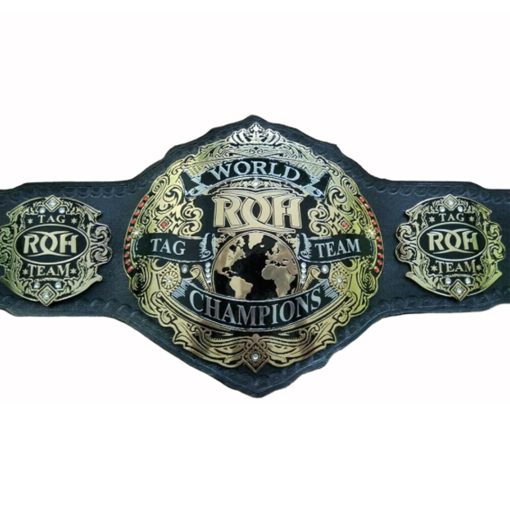 ROH RING OF HONOR TAG TEAM WRESTLING CHAMPIONSHIP BELT REPLICA