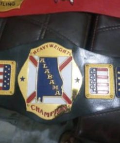 NWA Alabama Heavyweight Championship Belt Jan Madrid Don Field Dick Dunn