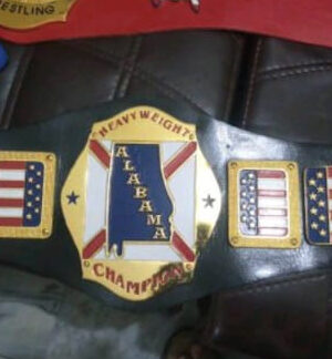 NWA Alabama Heavyweight Championship Belt Jan Madrid Don Field Dick Dunn