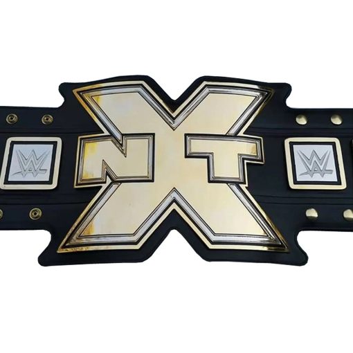 NXT WORLD HEAVYWEIGHT WRESTLING CHAMPION BELT ZINC PLATES REPLICA