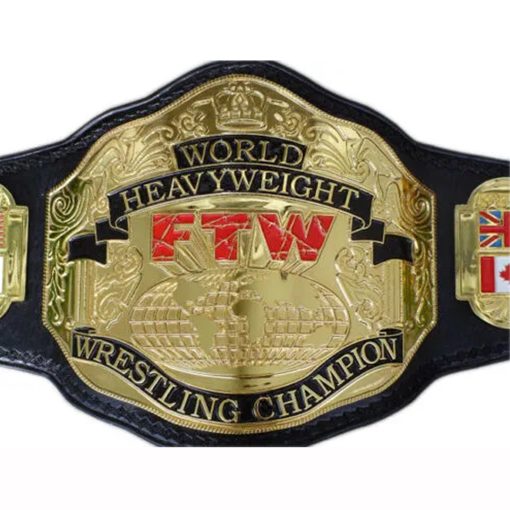 TAZ FTW WORLD HEAVYWEIGHT WRESTLING CHAMPIONSHIP BELT REPLICA 3