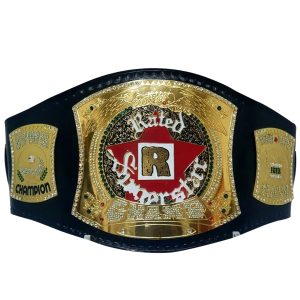 WWE R RATED R SPINNER CHAMPIONSHIP WRESTLING BELT ADULT SIZE REPLICA
