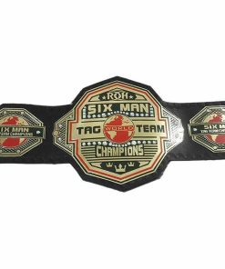 ROH WORLD SIX MAN TAG TEAM WRESTLING CHAMPIONSHIP BELT