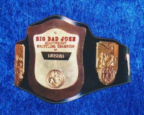 Big Bad John Heavyweight Wrestling Louisiana Champion Belt Professional
