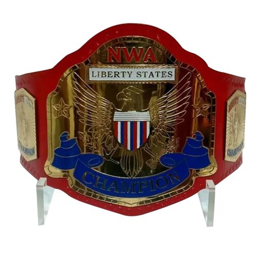 NEW NWA LIBERTY STATES WRESTLING CHAMPIONSHIP BELT REPLICA