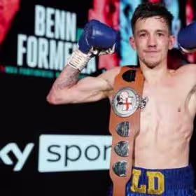 English Title Boxing Championship Belt