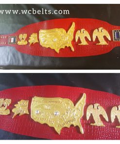 NWA Mid Atlantic CAST United States Heavyweight Championship Title Belt