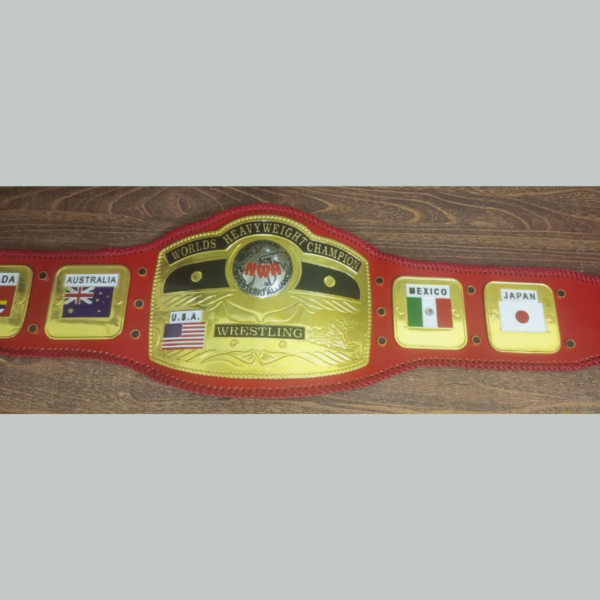NWA NWA Domed Globe Replica Belt